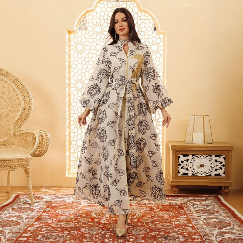 Ensemble Abaya & Hijab — Robe Longue Mode Modeste