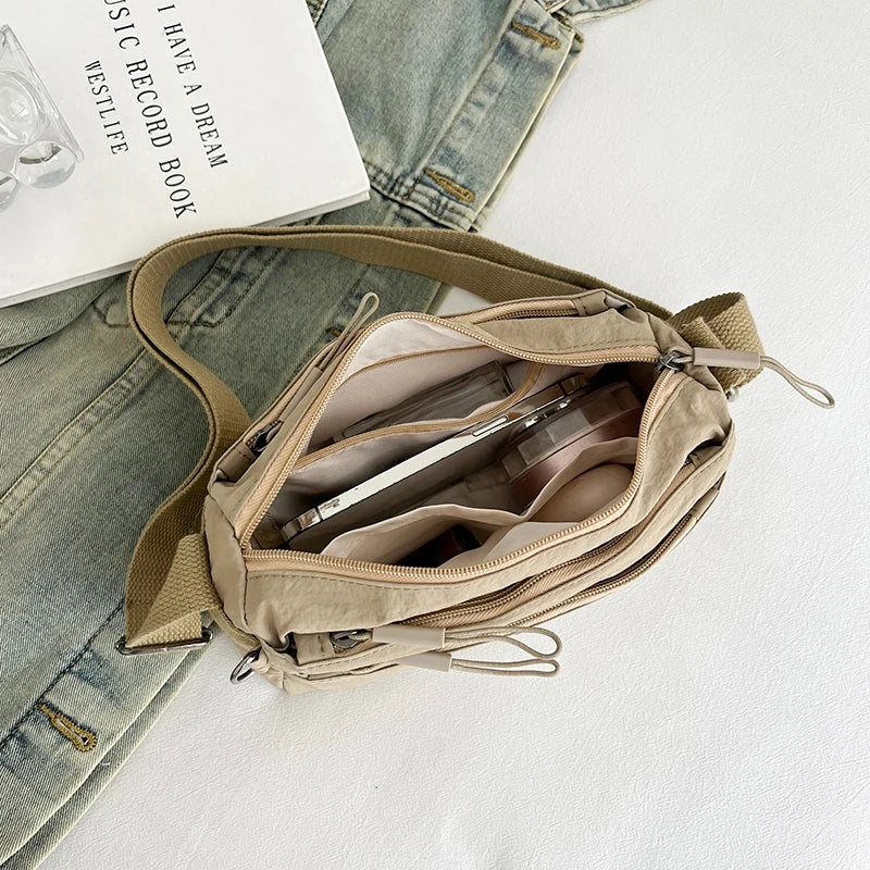 Sac Bandoulière Femme — Toile Légère & Spacieuse