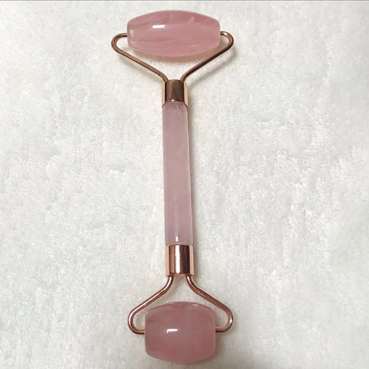 Roller Jade & Gua Sha Rose Quartz — Massage Visage Anti-Âge