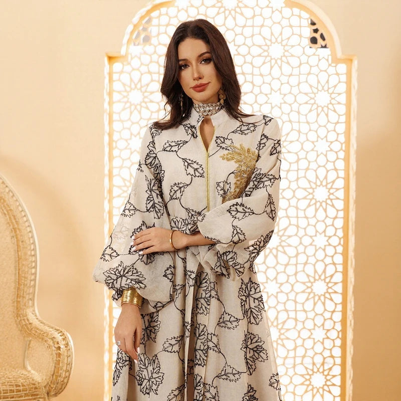 Ensemble Abaya & Hijab — Robe Longue Mode Modeste