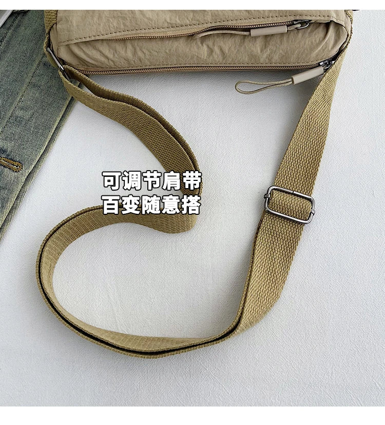 Sac Bandoulière Femme — Toile Légère & Spacieuse