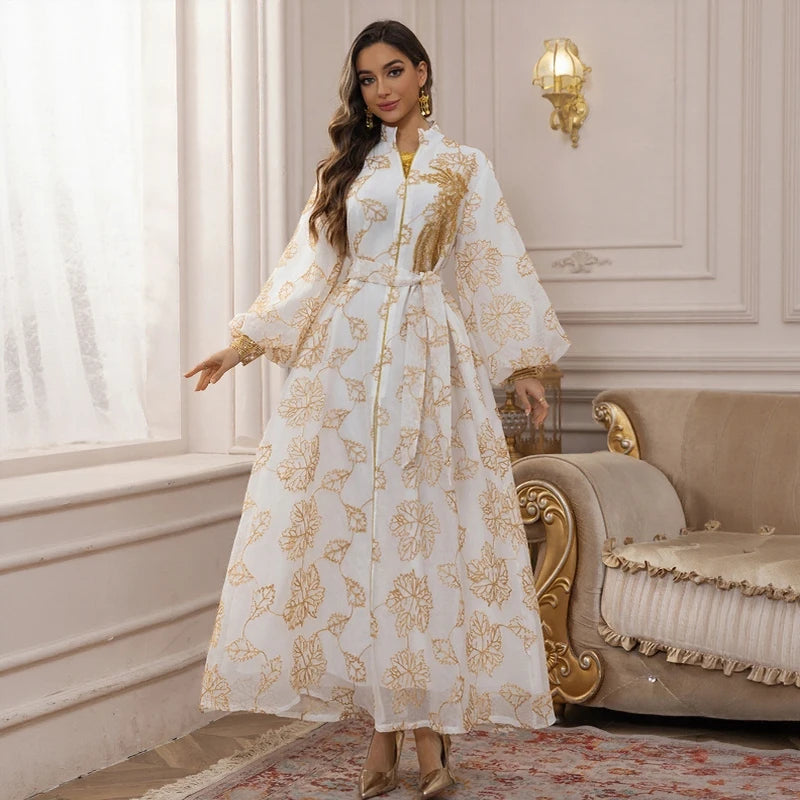 Ensemble Abaya & Hijab — Robe Longue Mode Modeste
