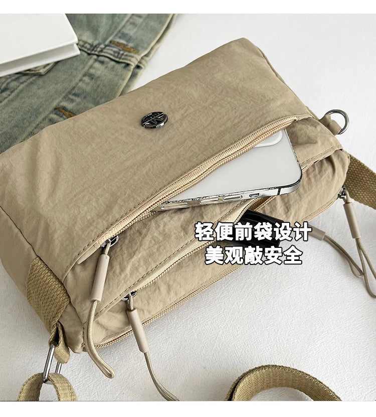 Sac Bandoulière Femme — Toile Légère & Spacieuse