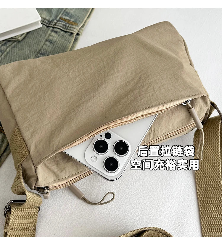 Sac Bandoulière Femme — Toile Légère & Spacieuse