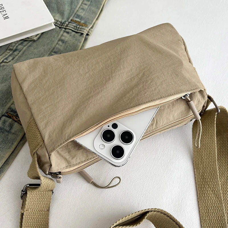 Sac Bandoulière Femme — Toile Légère & Spacieuse