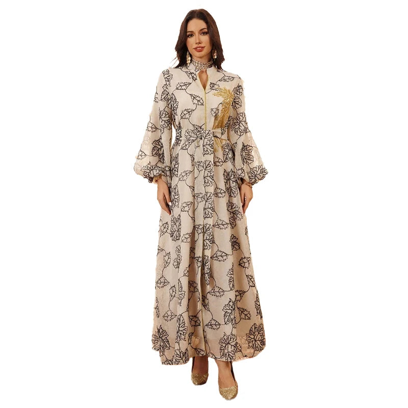 Ensemble Abaya & Hijab — Robe Longue Mode Modeste