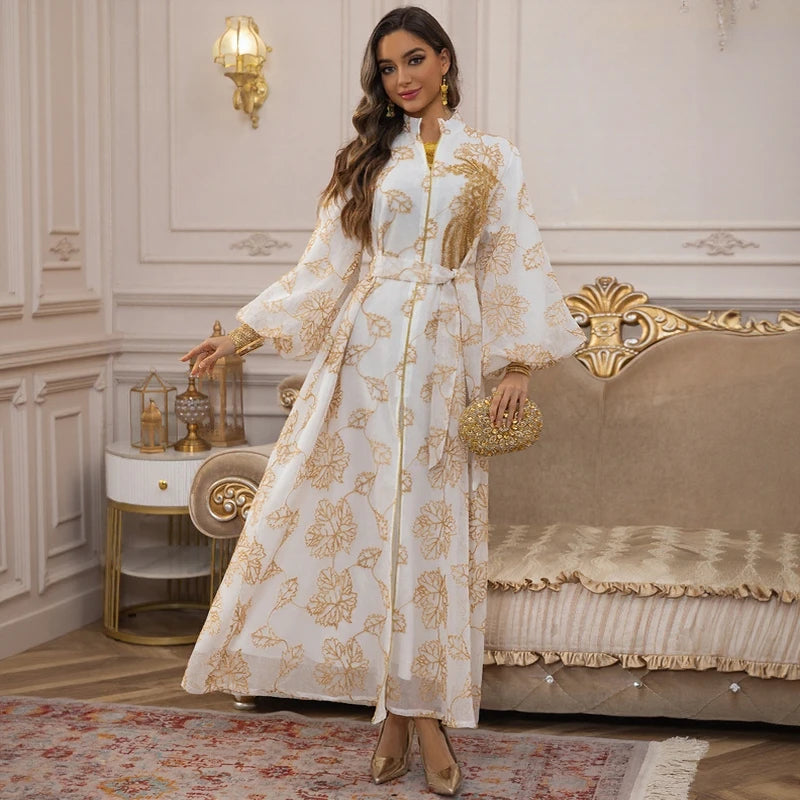 Ensemble Abaya & Hijab — Robe Longue Mode Modeste