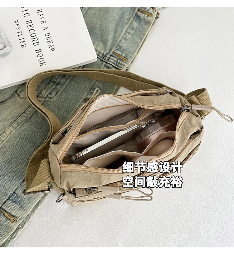 Sac Bandoulière Femme — Toile Légère & Spacieuse