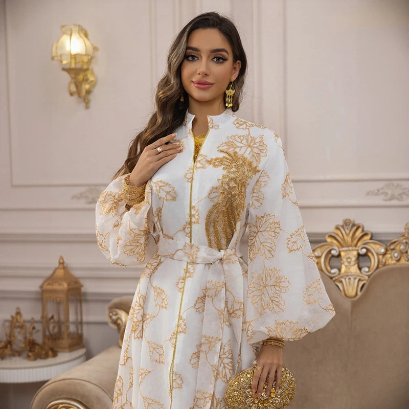 Ensemble Abaya & Hijab — Robe Longue Mode Modeste