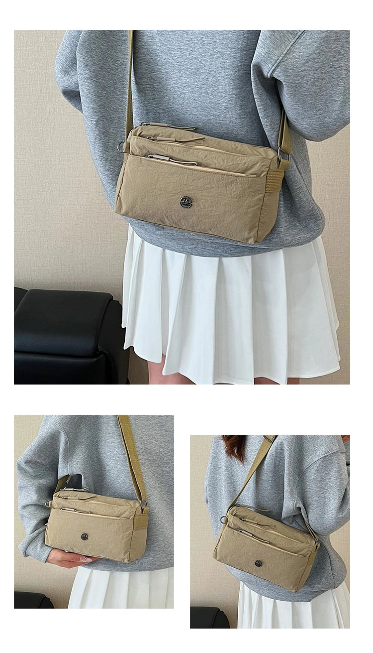 Sac Bandoulière Femme — Toile Légère & Spacieuse